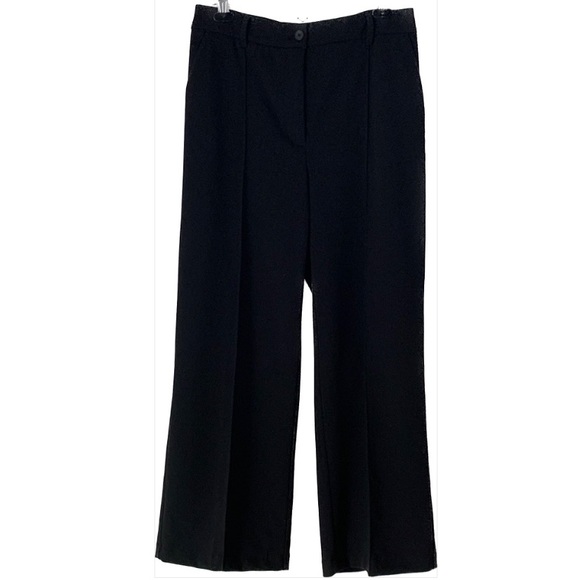 REITMANS black wide leg pants. Light weight, pockets-14 - Picture 2 of 9
